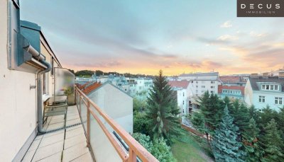 CHARMANTE DG-WOHNUNG MIT TERRASSE | SAUNA &amp; GARAGE | WESTSEITIGE INNENHOFLAGE