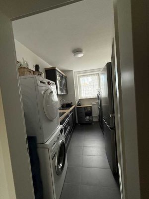 Hell durchflutete 3-Zimmer-Wohnung mit Balkon und Blick ins Grüne