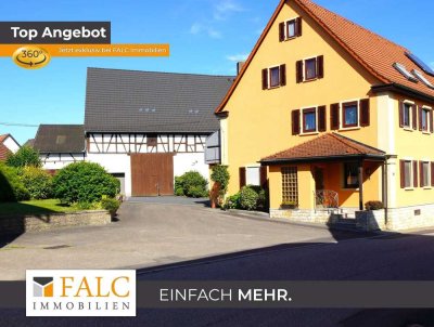 Mit Charme, Scheune und XXL - Bauplatz - FALC Immobilien Heilbronn