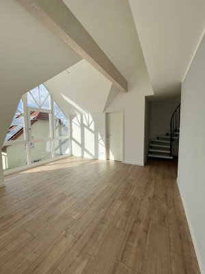 Neubau 4-Zimmer-Penthouse-Wohnung mit Terrasse über den Dächern Dresdens mit EBK