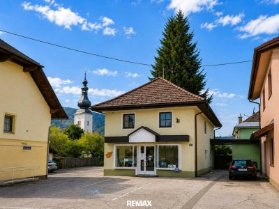 Saniertes Anlageobjekt mit vermietetem Geschäftslokal und Wohnung in Weitensfeld im Gurktal