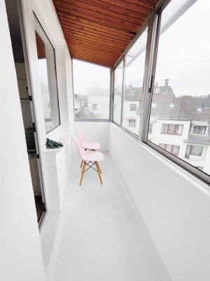 1,5-Zimmer DG-Wohnung mit Südwest-Terrasse und Einbauküche nahe FH (ohne Makler)