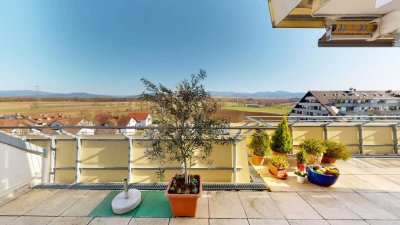 Nur für Kapitalanleger 1400,- KM: Helle 3-Zi-ETW mit Top-Aussicht in ruhiger Lage von FR-Tiengen!