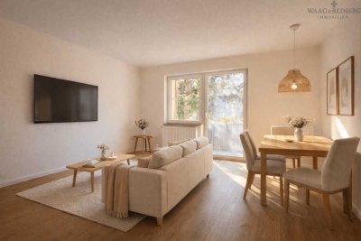 sofort bezugsfrei - Attraktive, frisch sanierte 3-Zimmer-Wohnung in Nürnberg