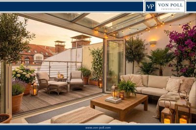 Lebenstraum im Glockenbach! Die perfekte Dachterrassenwohnung mit zusätzlichem Wintergarten