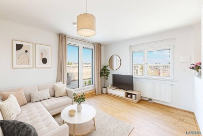 Wunderschöne 4 Zimmer Dachgeschosswohnung mit Garage