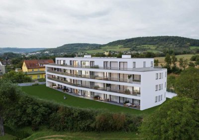Exklusives Penthouse mit großer Loggia & Panoramablick über Igersheim
