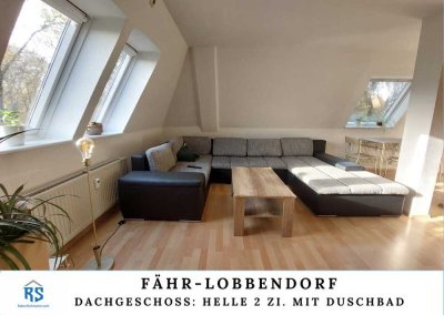 FREI zum 01.01.26 - Helle 2 Zi. Wohnung im DG mit Duschbad