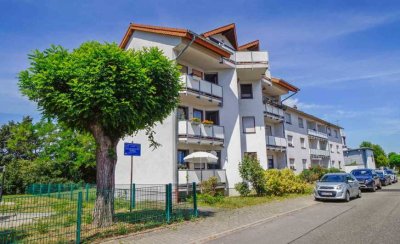 Exklusive 2-Raum-EG-Wohnung mit geh. Innenausstattung mit Balkon und EBK in Linkenheim-Hochstetten