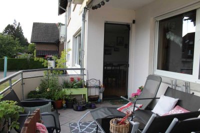 3-Raum-EG-Wohnung 80qm, Loggia mit Gartenzugang und Garage