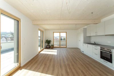 Wohnen am Stutzenweiher! 3-Zi.-Penthousewohnung mit Dachterrasse