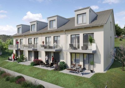 modernes Neubau-RMH mit Balkon in toller Lage am Waldrand inkl. neuester Heiz-Technik+++