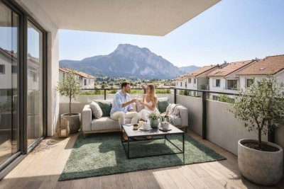 ZWEITWOHNSITZ - Exklusive 4-Zimmer-Neubauwohnung mit Loggia - 135 m² gew.Wohnnutzfläche