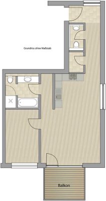 Grosszügig geschnittene 2-Zimmer-Wohnung mit Balkon in Weiler-Simmerberg - barrierefrei