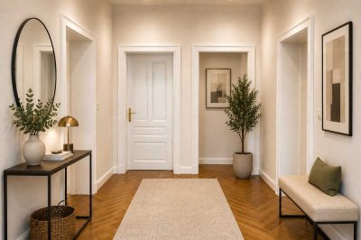 Altbaujuwel mit Gartenblick
5 Zimmer 
nahe Mainufer in Frankfurt