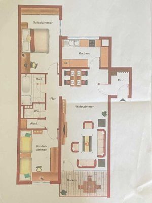 Attraktive 3,5-Zimmer-Wohnung mit EBK in Kornwestheim
