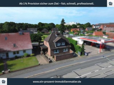 Seltene Gelegenheit: Einfamilienhaus mit Einliegerwohnung auf parkähnlichem Grundstück in Neumünster