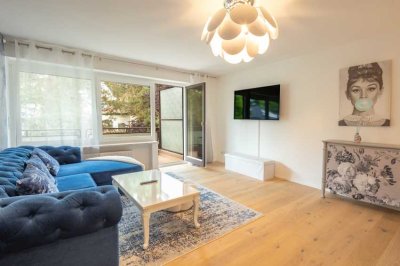 Top sanierte 3,5 Zimmerwohnung mit großem Hobbyraum und Garage