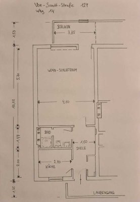 1-Zimmer Wohnung direkt vom Eigentümer