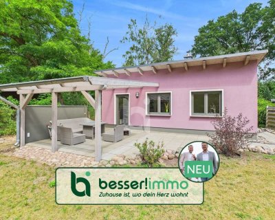 Ferienbungalow, 2021 erbaut – Seeidylle, Sonnenterrasse, Rückzugsort für echte Freiheit