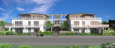 3-Zimmer-Neubauwohnung in Bettmar mit Tiefgaragenplatz, Einbauküche, Garten und Terrasse