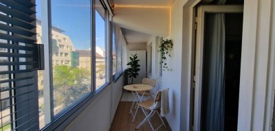 DONAU-NAH WOHNEN: Neubau - 3. Liftstock - ca. 86m² NFL - 3 Zimmer - Loggia - Küche - S/W Ausrichtung - Entwicklungspotenzial