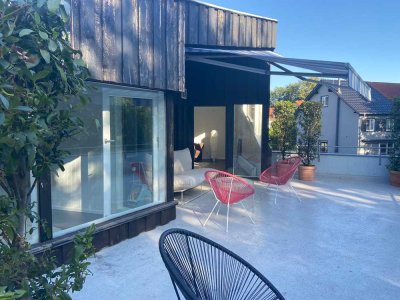 60m2 Penthousewohnung mit 60m2 Dachterasse in Stararchitektgebäude Steglitz -Zehlendorf