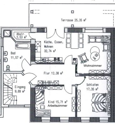 Ansprechende 4-Zimmer-Wohnung mit gehobener Innenausstattung mit Balkon in Mandelbachtal