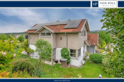 Sonniges Zuhause mit tollem Garten, Weitblick, Photovoltaik mit Speicher und Garage