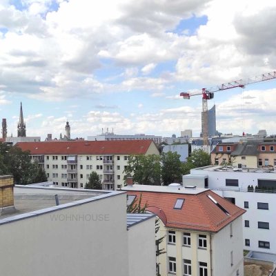 Stilvolle Maisonettewohnung mit Dachterrasse in der Leipziger Südvorstadt