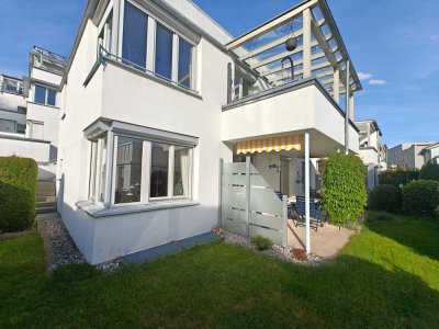 Von privat: Sonnige 3-Zimmer-Wohnung S/W mit Terrasse und privatem Garten in Kempten (Allgäu)