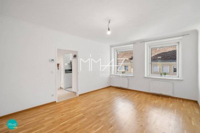 Liesing Bestlage! Gut geschnitten - Perfekt angebunden! Helle 2-Zimmer Wohnung mit sehr großem Gemeinschaftsgarten