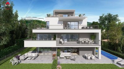 Nonntal: Moderne 2-Zimmerwohnung mit Balkon in exklusiven Neubau