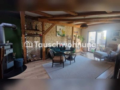 Tauschwohnung: Außergewöhnliche Wohnung direkt am Bergmannstrost  Halle