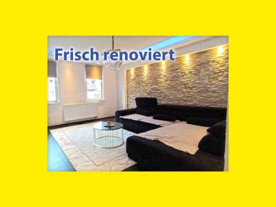 Moderne, neu renovierte 3,5-Zimmer-Wohnung mit Terrasse und Garten