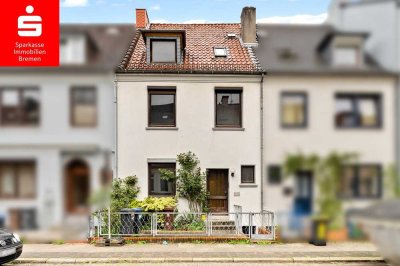 Bremen-Neustadt: Sanierungsbedürftiges Reihenmittelhaus mit Potential im beliebten Flüsseviertel