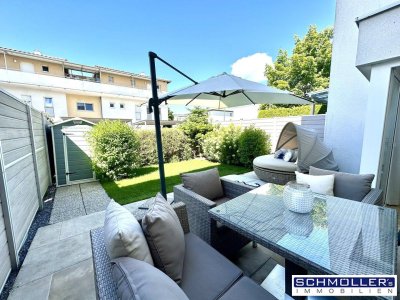 Stylisch &amp; modern! 3 Zimmer Garten-Galerie-Wohnung über 2 Ebenen