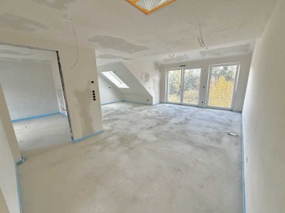 KfW 55 Energie A+ (Penthouse) Eigentumswohnung im Dachgeschoss mit XXL Balkon und Blick in die Natur