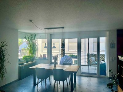 Neuwertige 3-Raum-Wohnung mit Balkon und Einbauküche in Obersulm