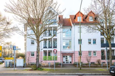 Hanau-Kesselstadt: Gemütliche 2-Zimmer-Dachgeschoss-Wohnung mit Balkon in Schlossnähe