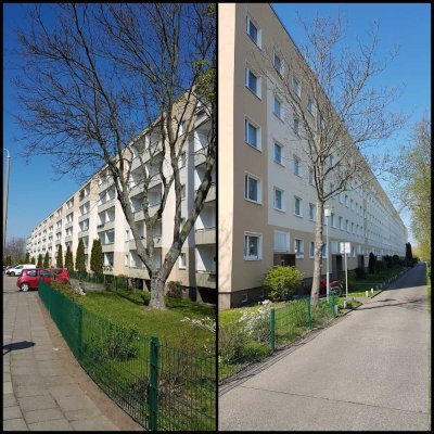 Großer Balkon - Wohnzimmer mit offener Küche - moderne Wohnung sucht Mieter