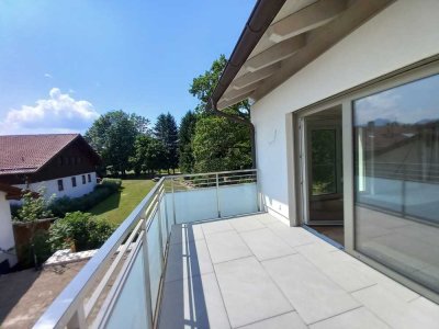 Sonnige 3-Zimmer-Neubauwohnung in Freilassing / Ainring mit Blick ins Grüne