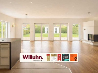 Bezugsfreier Architektenbungalow mit Terrasse, Einbauküche, Garage und flexiblem Nutzungskonzept