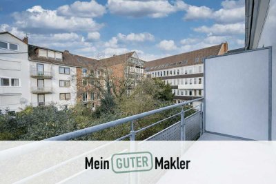 Hochwertig renovierte 2-Zimmer-Wohnung mit Balkon nahe Weser in Toplage am Stadtwerder