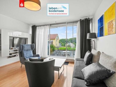 helle, möblierte 1,5-Zimmer-Wohnung mit Carport und großer Südterrasse