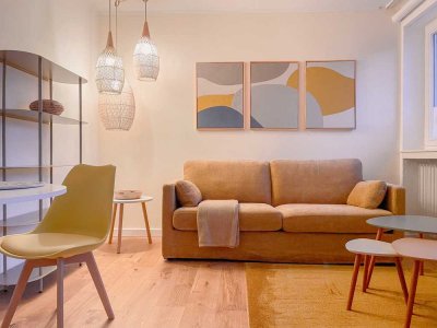 Exklusiv möblierte 2-Zimmer-Wohnung am Stadtwald in Bad Godesberg – Erstbezug nach Sanierung