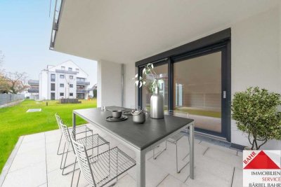 Einziehen und wohlfühlen: Moderne Neubauwohnung mit traumhaftem Garten!