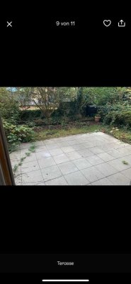 Geschmackvolle 2-Raum-Wohnung mit Terasse und Einbauküche in Karlsruhe