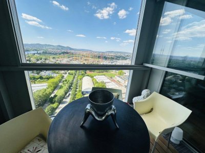 +++Sky Living Vienna: Elegante 4-Zi. Wohnung im 24.Stock mit Dachpool+++