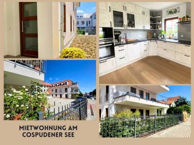 Wow! Schöne 3 Zi-Wohnung I EBK I Terrasse & Garten I 500m vom Cospudener See entfernt I Top modern!